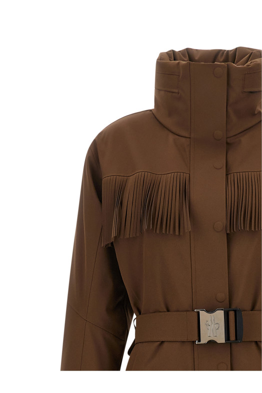 Brown fringed ski suit Brown