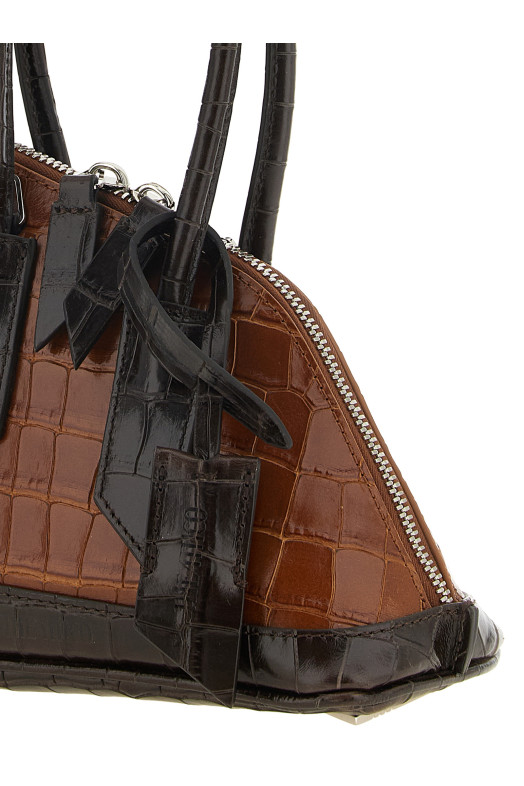 “Sant Ambroeus” Mini Handbag “SUPERATTICO 10” Brown