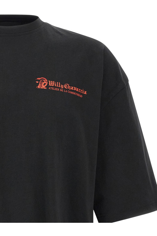 Willy Chavarria x Adidas 'Atelier' t-shirt Black