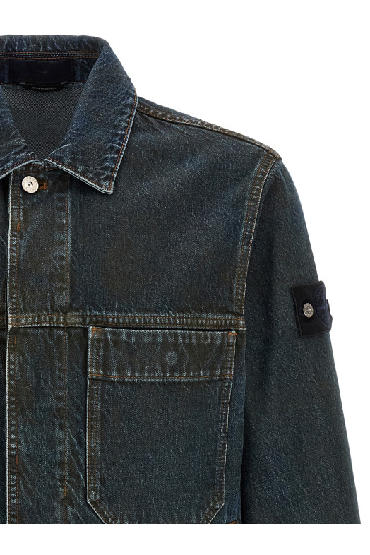 '4100006' denim capsule jacket Blue