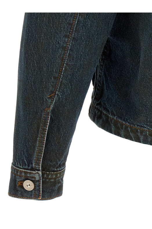 '4100006' denim capsule jacket Blue