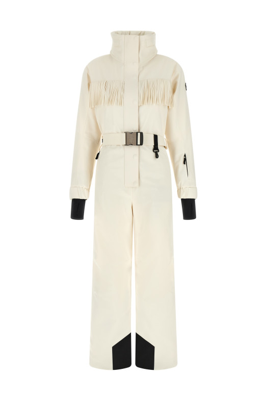 White fringed ski suit White