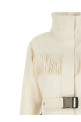 White fringed ski suit White