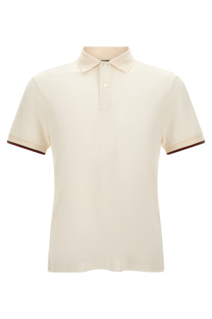 White 'Web' polo shirt White