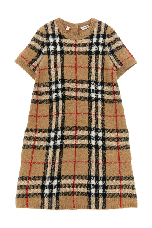 'Estera' check dress Beige