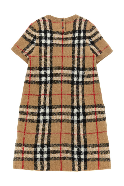 'Estera' check dress Beige