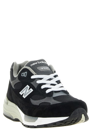 Black 'Made in USA 992' sneakers Black