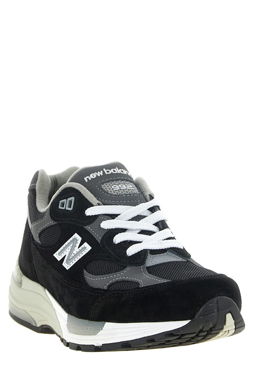 Black 'Made in USA 992' sneakers Black