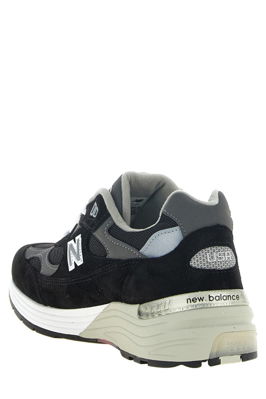 Black 'Made in USA 992' sneakers Black