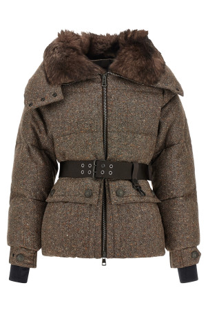 'Gelise' brown down jacket Brown