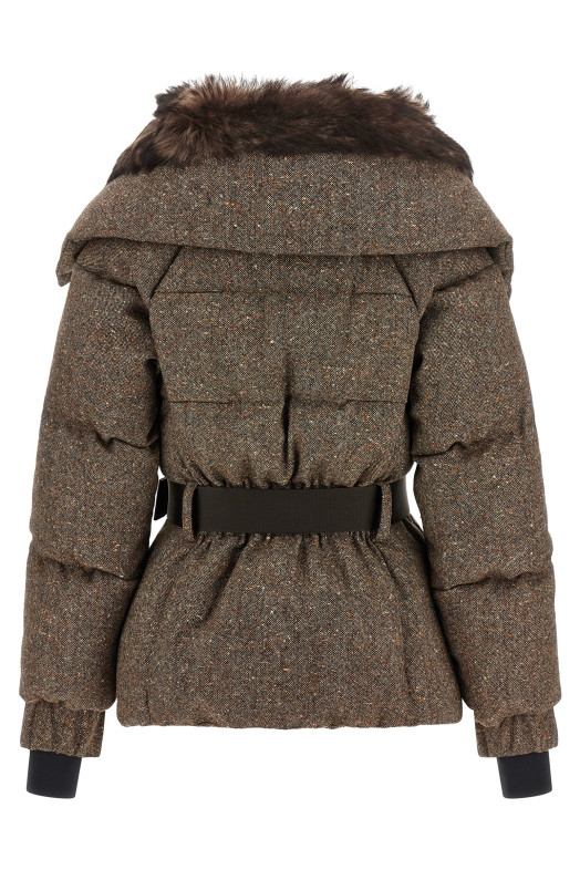 «Gelise» — коричневая пуховая куртка, коричневая L20981A00062598VUF24