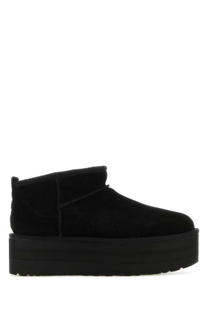 Black suede Classic Ultra Mini Platform ankle boots Black UGG (1135092)