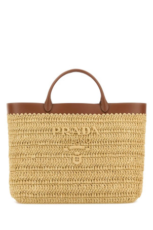 Raffia shopping bag PRADA (1BG499VGOO2M2Q)