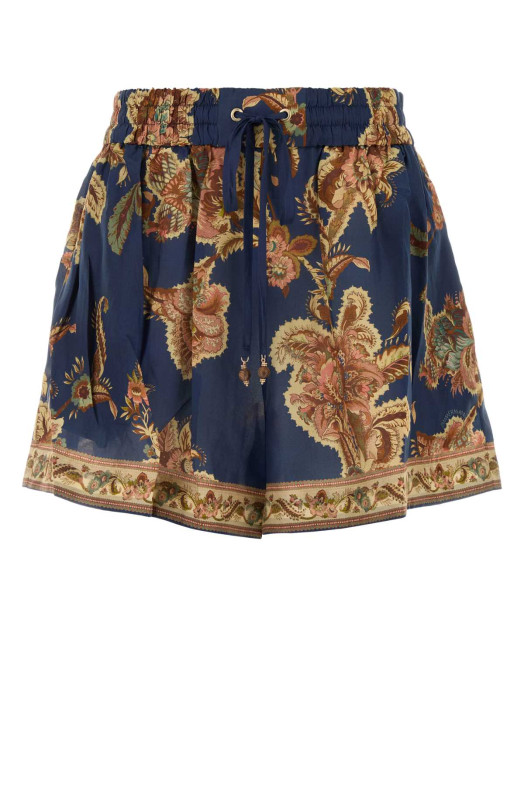 Printed silk Aster shorts ZIMMERMANN (3497ASS261)