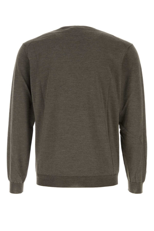 Brown silk blend sweater GIORGIO ARMANI (3HSM37SM63Z)
