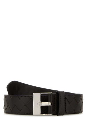 Dark brown leather Watch belt BOTTEGA VENETA (799046V4KF1)