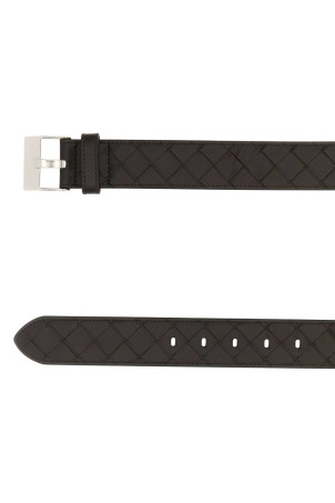 Dark brown leather Watch belt BOTTEGA VENETA (799046V4KF1)