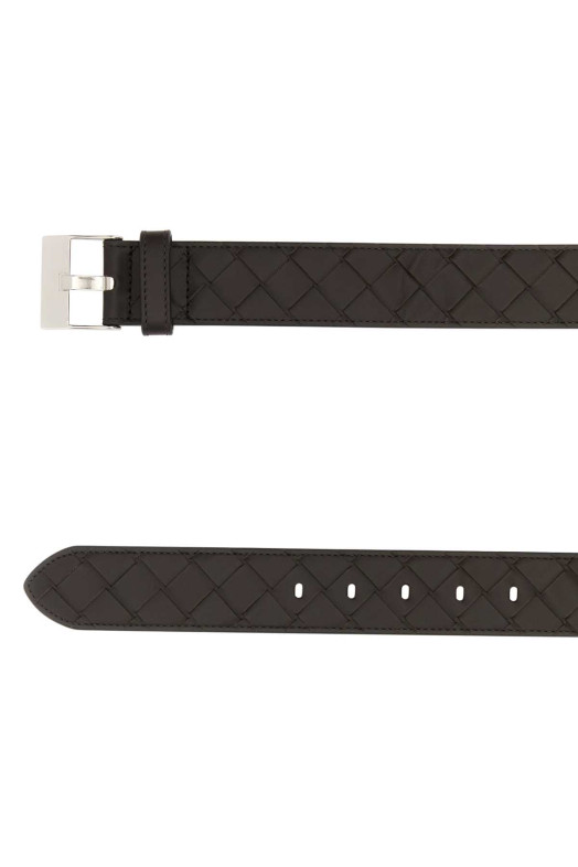 Dark brown leather Watch belt BOTTEGA VENETA (799046V4KF1)