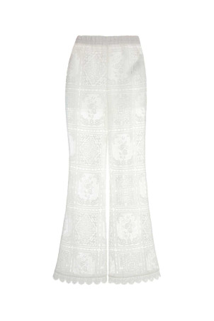 White lace Aster pant Black ZIMMERMANN (8518PSS261)