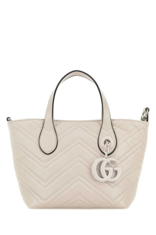 Ivory leather small GG Marmont handbag GUCCI (855391AAFS1)