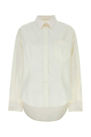 White cotton blend shirt BALENCIAGA (872318TUM18)