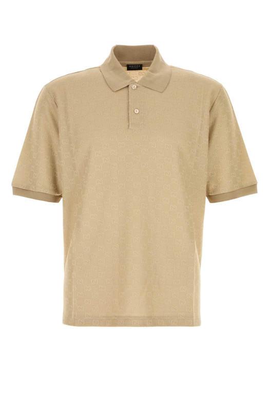 Beige GG jersey polo shirt GUCCI (872416XJHX4)