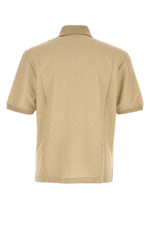 Beige GG jersey polo shirt GUCCI (872416XJHX4)