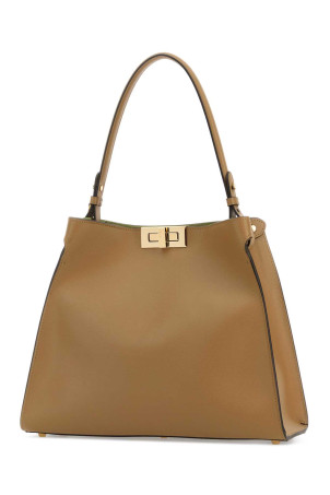 Camel leather medium Fendi Way handbag FENDI (8BN368AWPF)