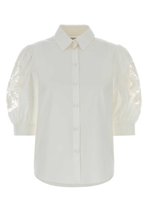 White poplin shirt VALENTINO GARAVANI (9B3AA0H65A6)