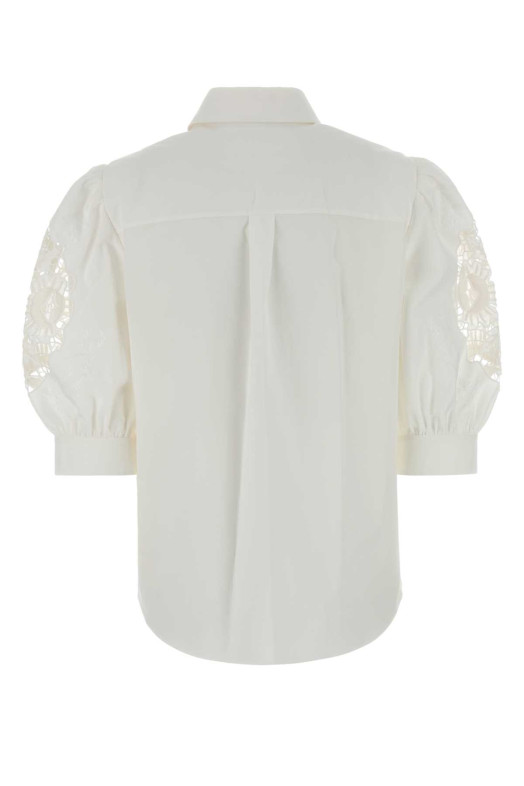 White poplin shirt VALENTINO GARAVANI (9B3AA0H65A6)