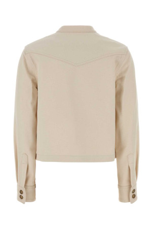 Cream denim jacket VALENTINO GARAVANI (9B3DC03W9Y5)
