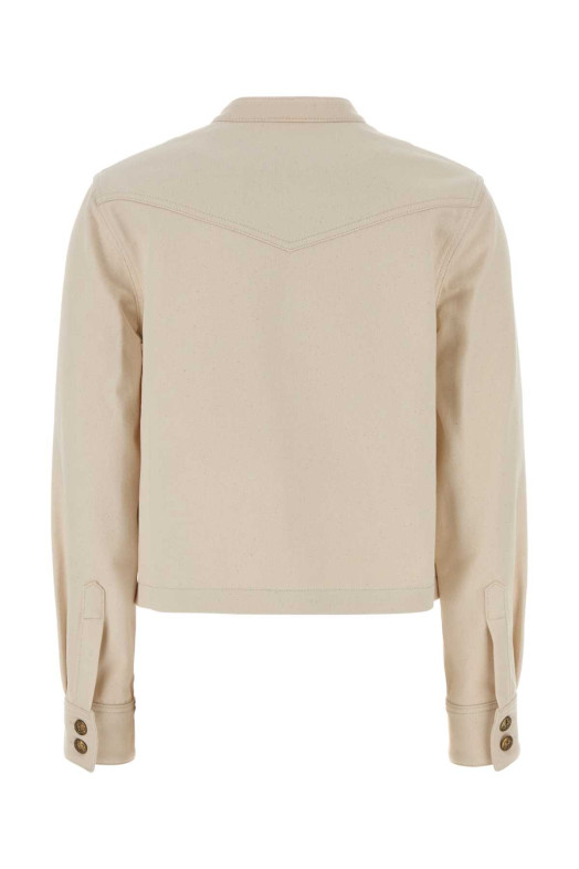 Cream denim jacket VALENTINO GARAVANI (9B3DC03W9Y5)