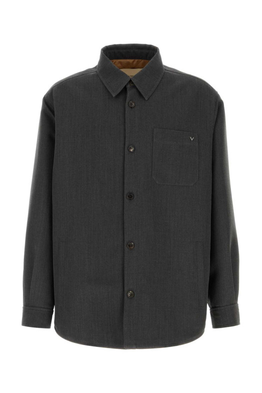 Dark grey wool overshirt VALENTINO GARAVANI (9V0CIO14BNK)