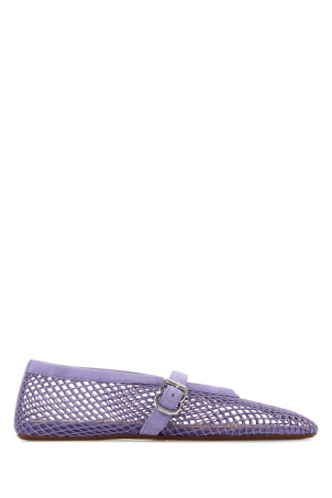 Lilac mesh ballerinas ALAIA (AA3A029TK061)