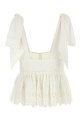 White cotton top Beige CHLOE (CH26AHT46053)