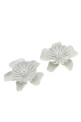 White metal ChloÃ© Bloom earrings Fuchsia CHLOE (CH26UJE14VAB)