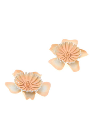 Light pink metal ChloÃ© Bloom earrings CHLOE (CH26UJE15VAB)