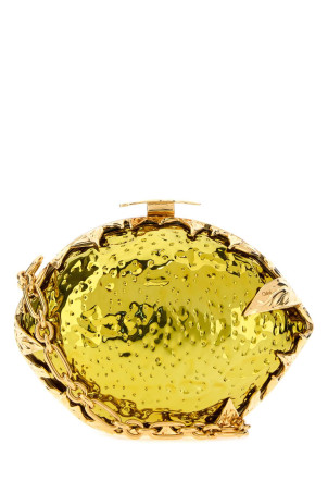 Two-tone metal ChloÃ© Tropicus Lemon clutch CHLOE (CH26US757P28)