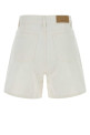 Белые джинсовые шорты AMI (FSO839DE0126) AMI PARIS