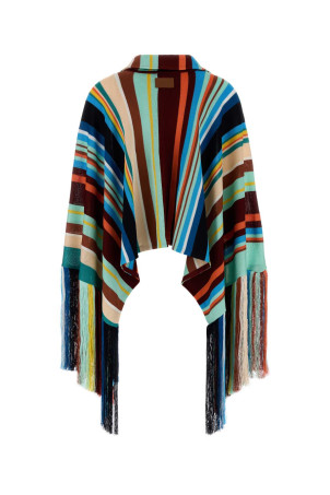 Embroidered knit poncho FENDI (FZJ612AYBZ)