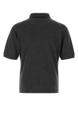 Graphite cashmere polo shirt GIORGIO ARMANI (GM000262TE10555)