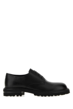 Black leather lace-up shoes GIORGIO ARMANI (GM002316AF20410)