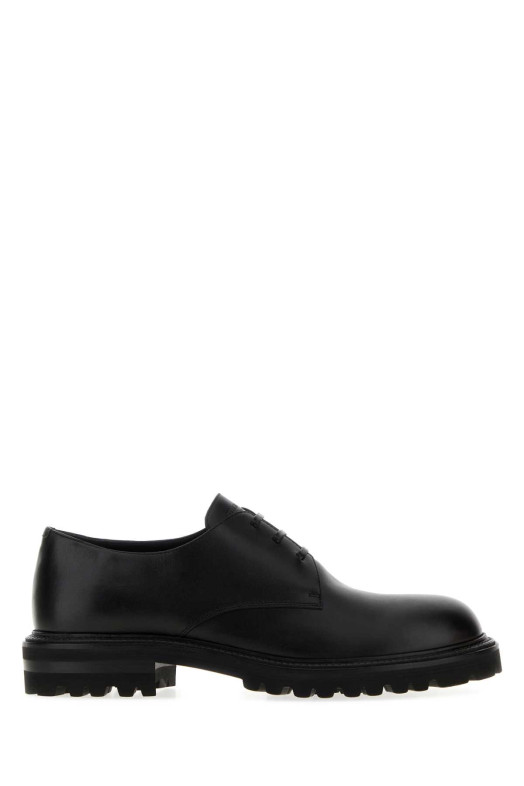 Black leather lace-up shoes GIORGIO ARMANI (GM002316AF20410)