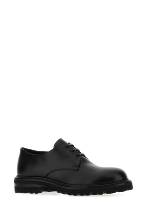 Black leather lace-up shoes GIORGIO ARMANI (GM002316AF20410)