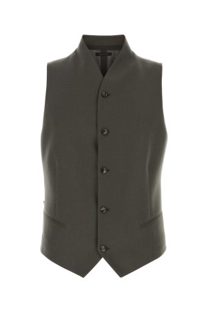 Graphite wool vest GIORGIO ARMANI (GM004486TE13592)