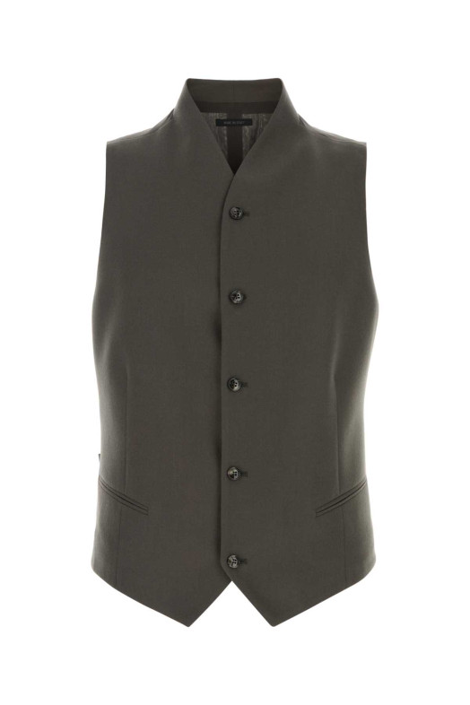 Graphite wool vest GIORGIO ARMANI (GM004486TE13592)