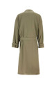 Sage green satin trench coat GIORGIO ARMANI (GM004524TE23790)