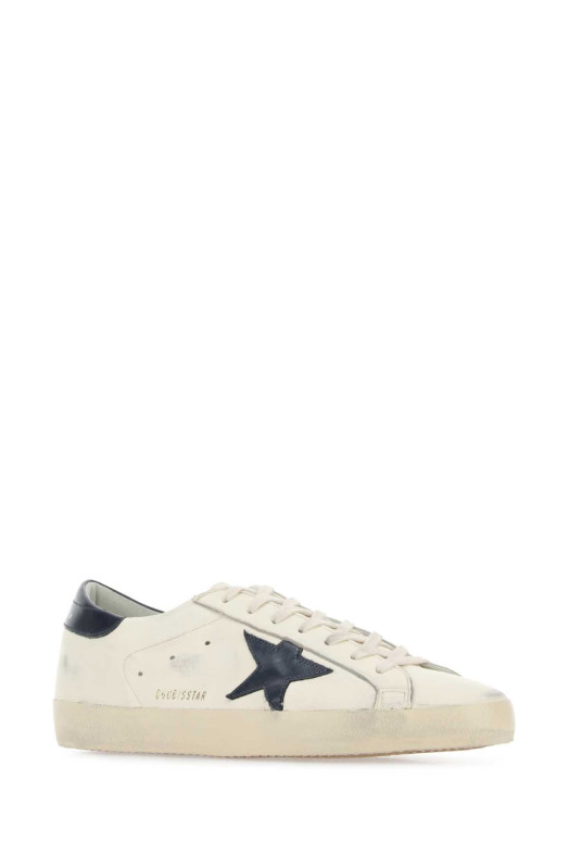 Многоцветные кожаные кроссовки Super Star бренда GOLDEN GOOSE DELUXE (GMF00101F004164)
