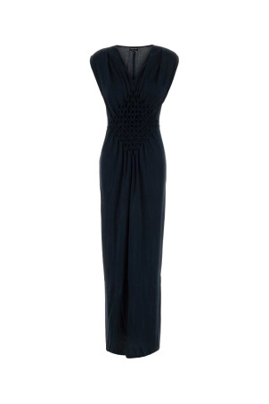 Navy blue knit dress GIORGIO ARMANI (GW003680AF24786)