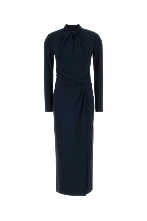 Navy blue stretch crepe dress GIORGIO ARMANI (GW004287AF29773)